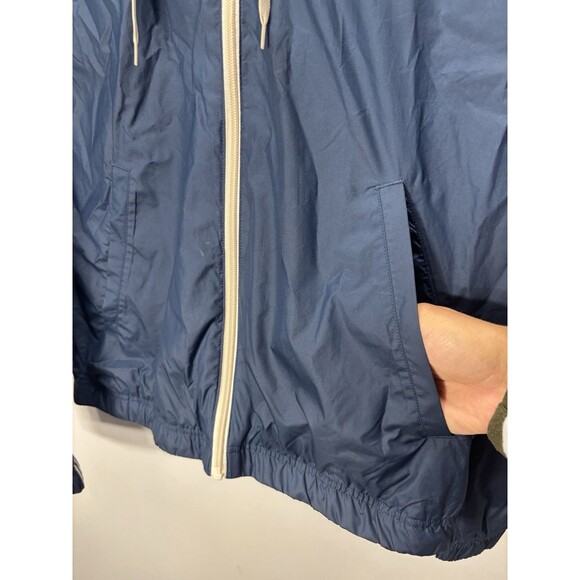 Adidas Men’s Jacket Hoodie Rain Mellow Ride Club Windbreaker Navy Color Sz S - Picture 7 of 16